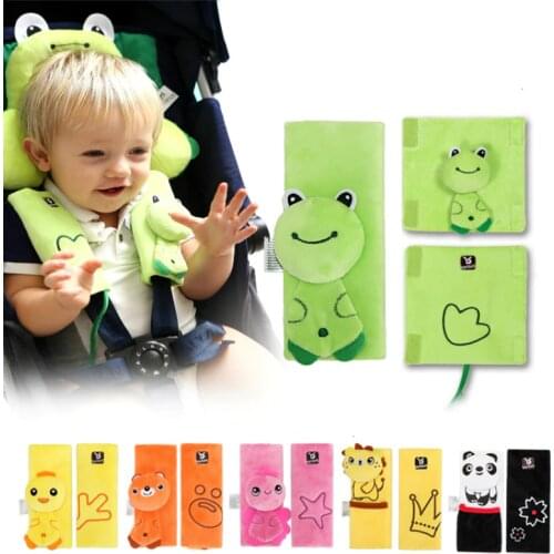 Lovely Seat Belt Cartoon Car Seat Strap Belt Cover Infant Car Seat Child Shoulder Protector To Prevent Wear And Protective Pad