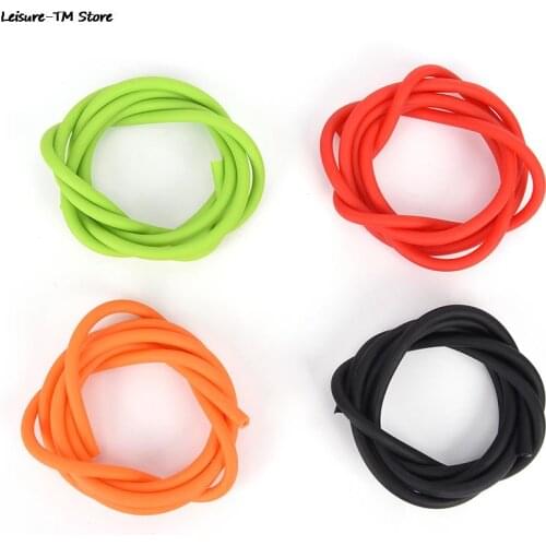 New 1m Elastic Slingshot Rubber Tube Outdoor Natural Latex Stretch Replacement Band Catapults Sling Rubber 1.7x4.5mm 4 Color