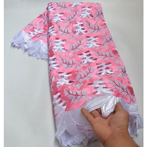 2020 Swiss Voile Lace In Switzerland High Quality hand cut Austria lace Luxury Nigerian traditional Couple Celebrant wear 5yards