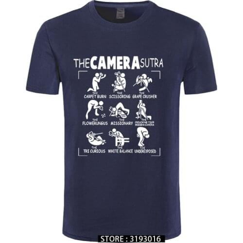The Camera Sutra Photography New Tee Shirt Plus Size Men Tops Tee Fitness T-Shirt Pure Cotton Oversized Clothes Fast Ship