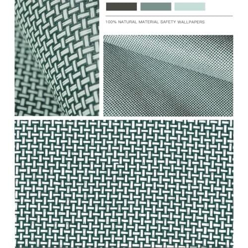 2020 Spring Grasscloth Wallpaper Paper weave 3D damask wallpapers designs furniture wallcovering natural living room hotel