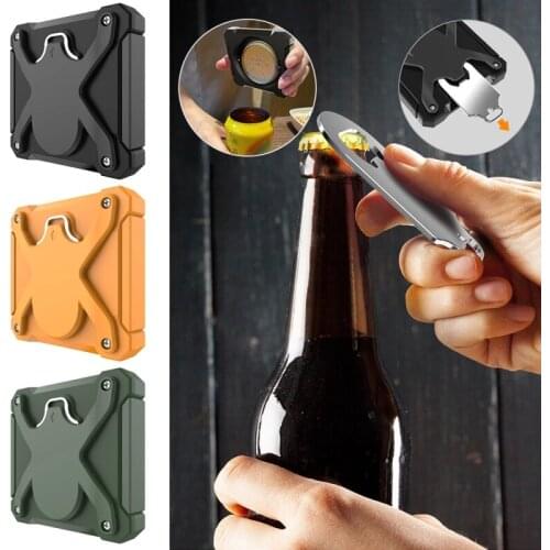 High Quality Multifunctional Can Opener Adjustable 5-6cm Cap Lid Opener Compressed Corkscrew Bottle Opener Bar Accessories 2021