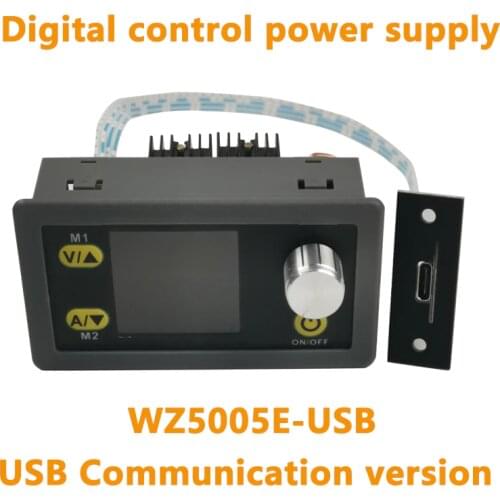 WZ5005E DC DC Buck Converter CC CV 50V 5A Power Module Adjustable Regulated laboratory power supply communication 5V 12V 24V 36V