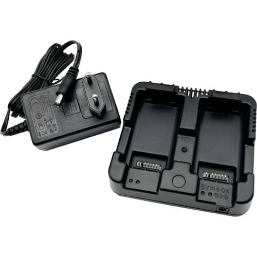 2M Battery Dual Charger for Nikon NIVO 2M 2C Series DPL-322 total stationSpectra Focus 6 8 Nivo C M Battery Charging US EU Plug