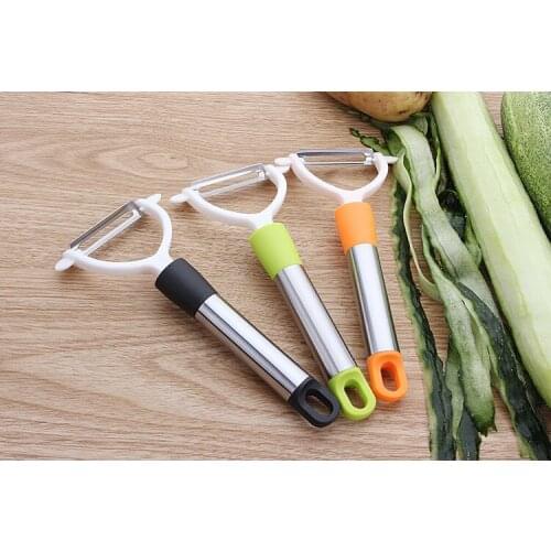 1PC Creative Stainless Steel Fruit Peeler Parer Cutter Kitchen Tool Salad Potato Slicer Cutter Kitchen Tool peel KX 252