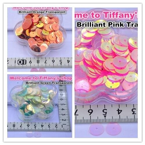 1000pcs/lot 10mm Round Shape Loose sequins Glitter Paillette Sewing Wedding Craft Good Quality Kids DIY Sequins