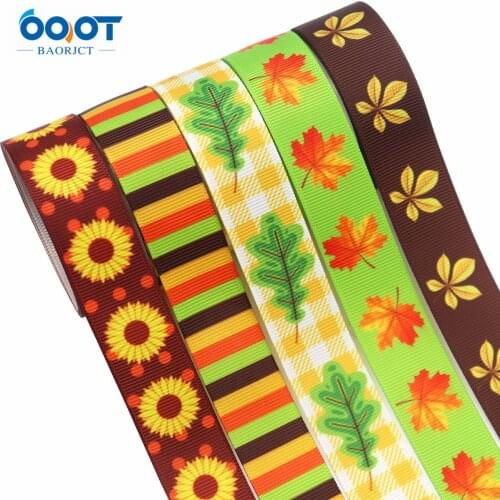 7/8"(22mm),10Yards Holiday Flowers Series Grosgrain Ribbons,M-21708-979 Bow Cap Accessories Party Gift Wrap DIY Handmade