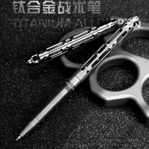 A330 Tungsten steel head window breaking tool Titanium alloy tactical pen Multifunctional EDC portable Anti-wolf tactical pen