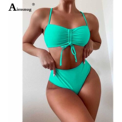 Черные раздельные купальники Aimsnug China At AliExpress