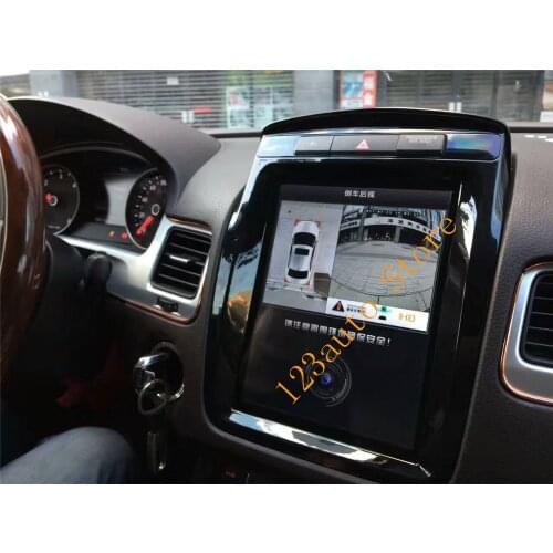 10.4 '' Vertical screen Tesla Style Android 9.0 Car DVD GPS Player radio navigation for Volkswagen TOUAREG 2010-2017 PX6 HDMI