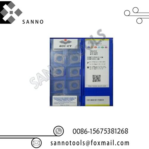 Free shipping! Inexpensive and hot sale turning tools 10pcs/lots CCMT120412-EM YBG202 cnc carbide turning inserts