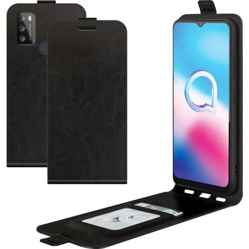 For Alcatel 1S 2021 Case Flip Leather Cases For Alcatel 1L 2021 High Quality Vertical Wallet Leather Case For Alcatel 3L 2021
