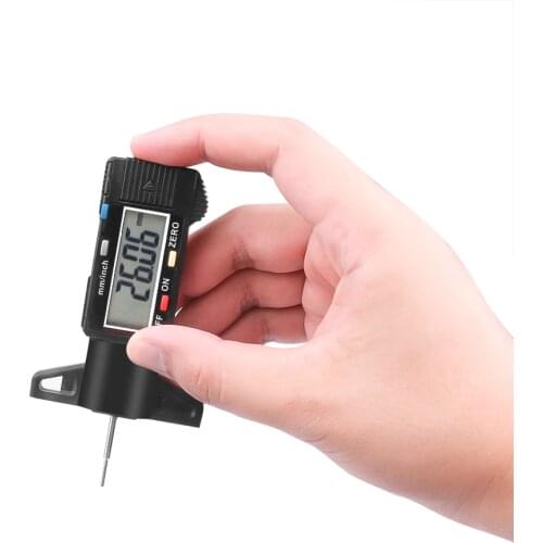 High Accuracy Car Tyre Tire Tread Depth Gauge Meter LCD Digital Tyre Thickness Measurer Tool