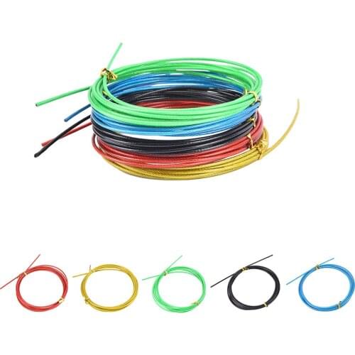 Colorful Crossfit Replaceable Wire Cable Speed Jump Ropes Skipping Rope