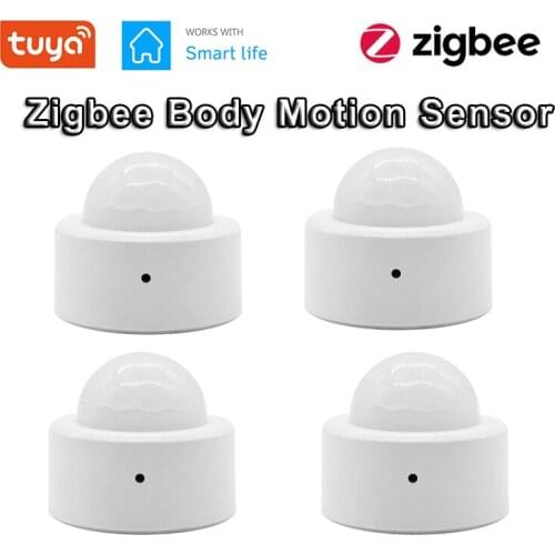 Tuya Motion Human Body Sensor Zigbee PIR Movement Sensor Mini Infrared Detector Security Home Alarm Wireless Smart Life APP
