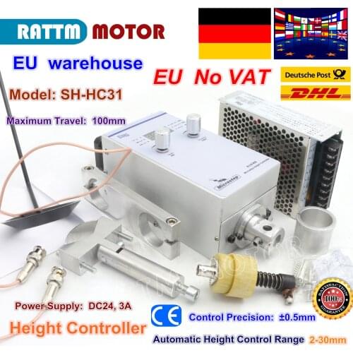 DE SH-HC31 Automatic Arc voltage Electric capacity height controlle DC24V NEMA17 stepper motors for CNC Plasma cutting machine