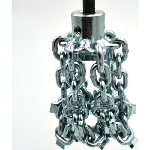 LEADFEN with carbide-tip round drain cleaning cutter DN150mm pipe cleaning knocker 12mm flexible shaft cable unblocker cleaning