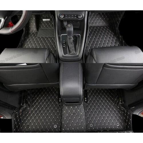 Lsrtw2017 for Mg3 Mg 3 2010 2011 2012 2013 2014 2015 2016 Leather Car Floor Mats Rug Carpet Interior Accessories Auto Cover