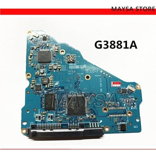 Logic Board / Board Number: G3881A , 01A0 C-SSW FKR1PC A5A003881010 A P5B003881180 MDK 339V-0 W SATA 3.5