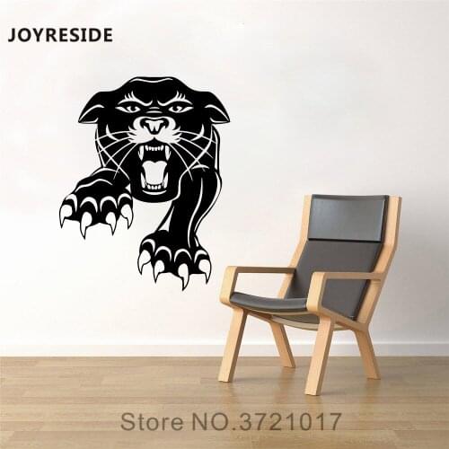JOYRESIDE Panther Wall Wild Beast Predator Animal Decal Vinyl Sticker Decor Bedroom Living Room Interior Design Art Murals A343
