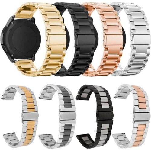24mm 22mm 20mm 18mm Metal Watch Band Premium Solid Stainless Steel Watch Bracelet Strap Men Women WristBand with Pins