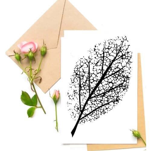 Leaves Clear Stamps For DIY Scrapbooking Card Making Stamps Fun Decoration Supplies