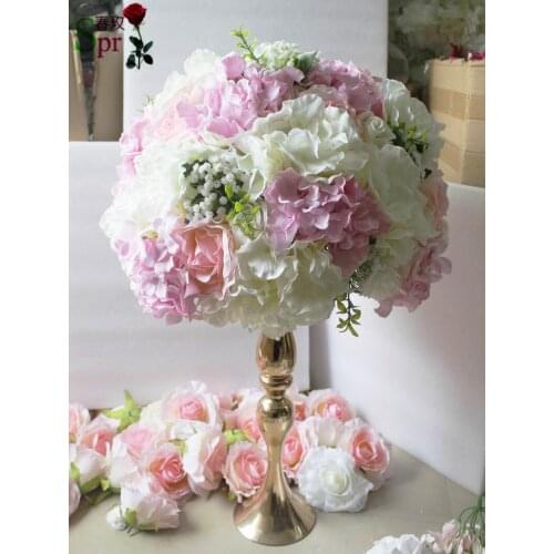 SPR NEWFree shipping!high quality wedding artificial table flower ball wedding table centerpiece backdrop arch flower decoration