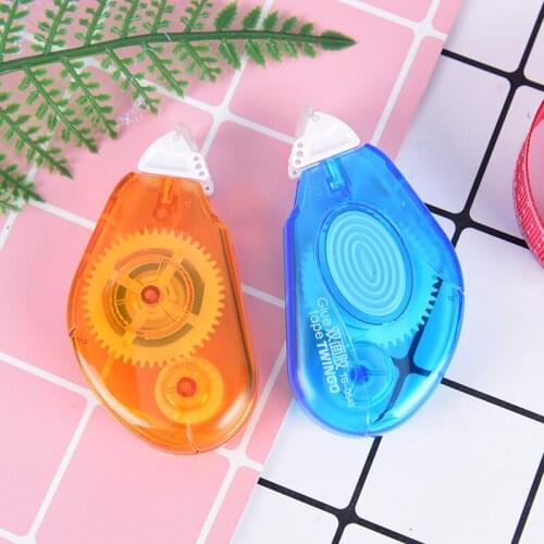 1pc Double Tape 5m Roller Pen Glue Double Sided Tape Adhesive Transfer Refillable Office Adhesive Tape