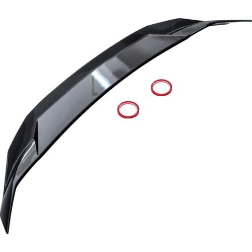 1PC Matte Black HighKick Duckbill Rear Trunk Wing Spoiler for Honda Civic 4DR Sedan Matte Fits 16-20 ABS Plastic