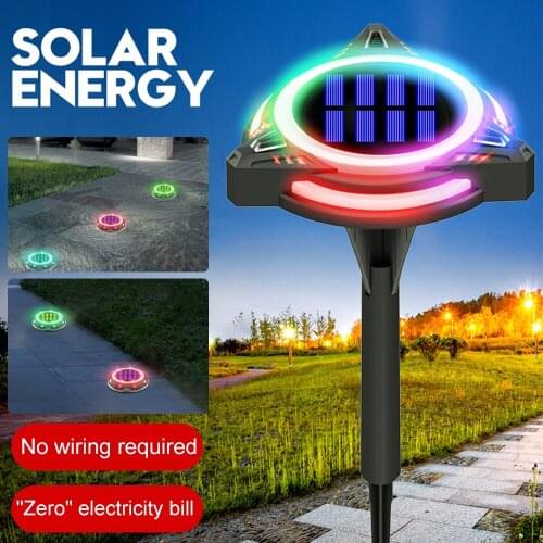 12 LED Underground Solar Light Disk Lights Buried IP65 Waterproof Landscape Light Outdoor Street Lighting