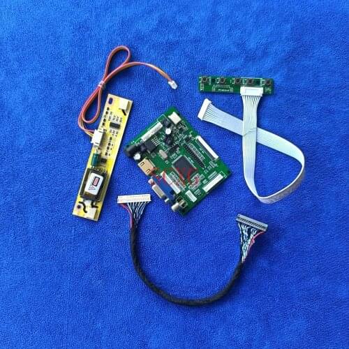 1280*800 LCD controller drive board matrix LVDS 30-Pin DIY Kit VGA AV HDMI-compatible Fit LTN154X5/LTN154X9/LTN154XB panel 2CCFL