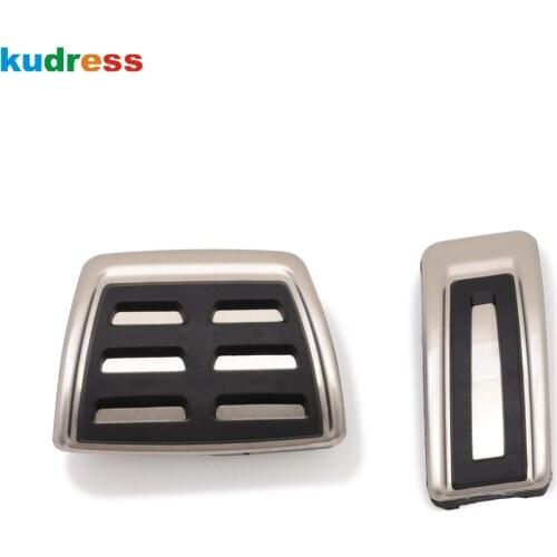 Car Accessories For Volkswagon Tiguan 2017 2018 Fuel Brake Foot Rest Automatic pedals Plate Non slip Accelerator MT and AT