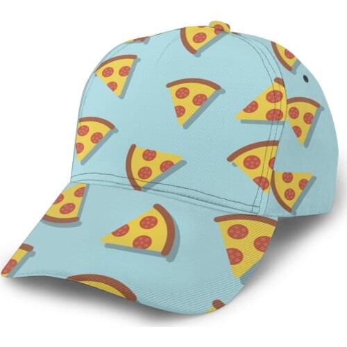 Pizza Pattern Baseball Cap women men snapback caps Classic Style hat Casual Sport Outdoor cap