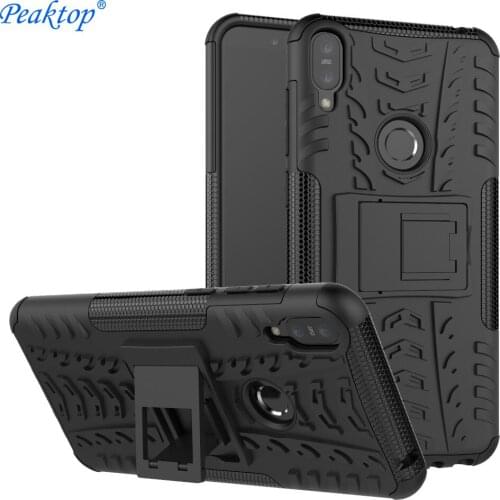 Peaktop For Zenfone Max Pro M1 ZB601KL Case PC+TPU Armor Case Heavy Duty Kickstand Cover For Asus Zenfone Max Pro M1 ZB602KL