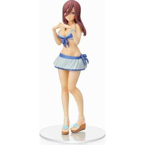 2021 In stock Japanese original anime figure The Quintessential Quintuplets Nakano Miku swimsuit ver action figure