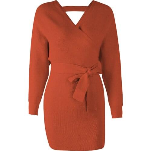 Fhumig Fashionable Knitted Dresses