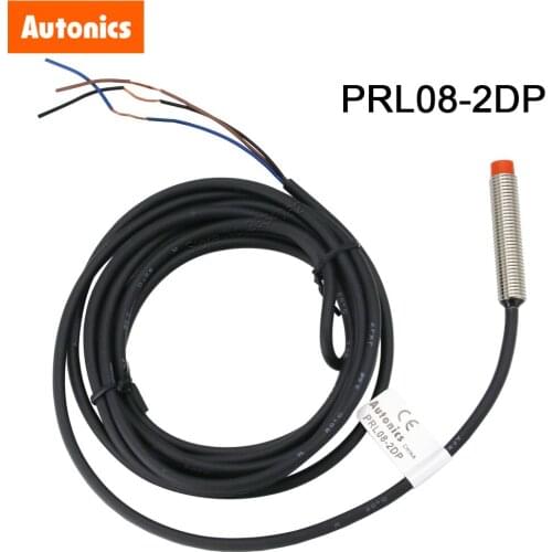 Autonics IP67 12-24VDC 2mm inductive Proximity switch PRL08-2DP PNP 3wire Approach Sensor NO for Iron