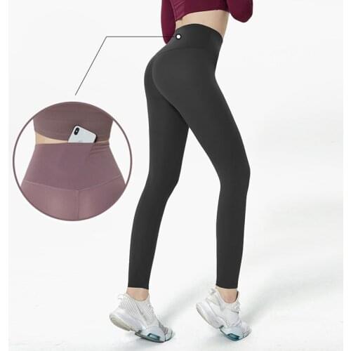 Naked-feeling Leggings High Waist Push Up Sport Women Fitness Running Sports Pants Energy Seamless Leggings Gym Girl Leggings