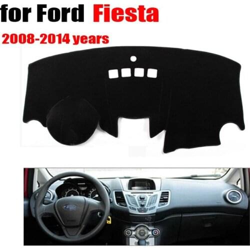 Car Dashboard avoid light pad For Ford Fiesta 2008-2014 years Left hand drive Auto Console Avoid light accessories pad conse pad