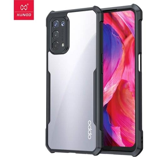 Xundd Shockproof Case For OPPO A74 5G Case Transparent Cover Protective Airbag Bumper For OPPO A74 5G Back Cover