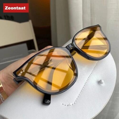 Rivet Square Frame Sunglasses Men Women Gray Orange Lens UV400 Protection Eyewear Fashion Design Gafas De Sol