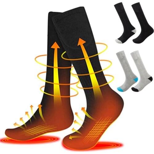 Winter Electric Heated Socks USB Rechargeable Remote Control Outdoor Thermal Socks 3 Temperatures Adjustment Heating Socks