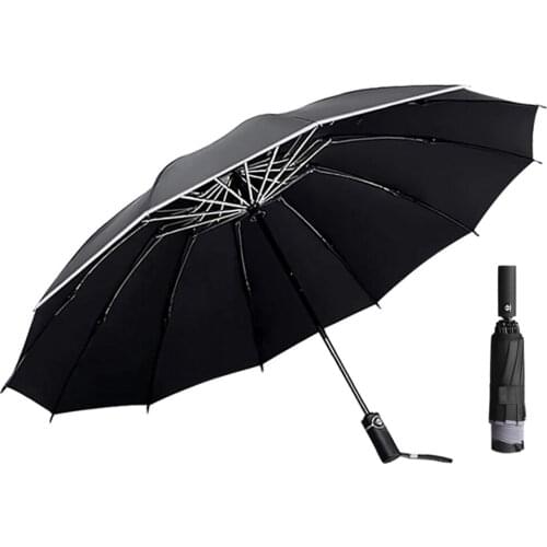 NEW Automatic Umbrella Reverse Folding Business Umbrellas Windproof Portable Rain&Sun Umbrella