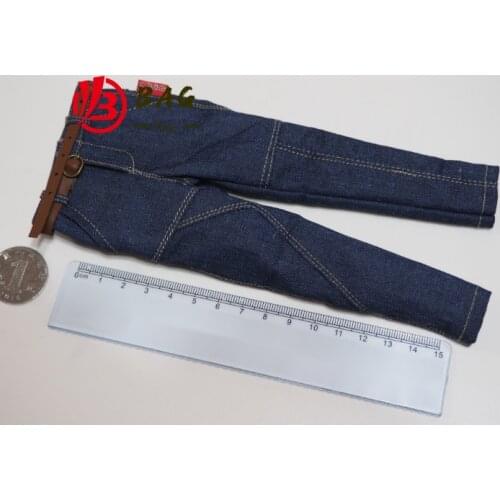 1/6 of the Action Figures Model blue jeans For 12" Body Doll clothing accessories