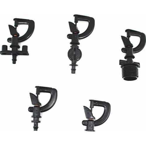 10PCS Rotary Sprayer Garden Gardening Micro Sprinkler Equipment Greenhouse Nozzle Drip Irrigation Fittings