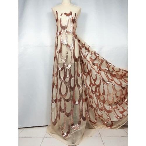 2021 Latest Gold And Silver French African Lace Fabric With Sequins High Quality African Tulle Lace Fabric For Wedding M28482