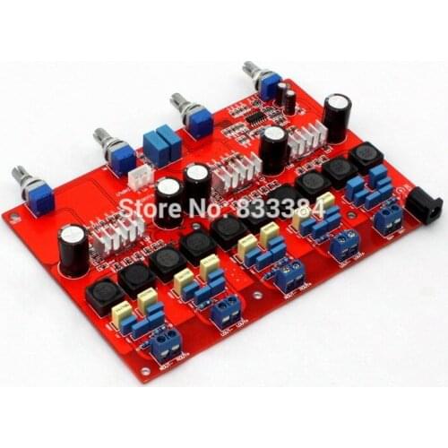 4.1 TPA3116 digital amplifier assembled board class D DC18V-DC24V (100W+50W*4) free shipping