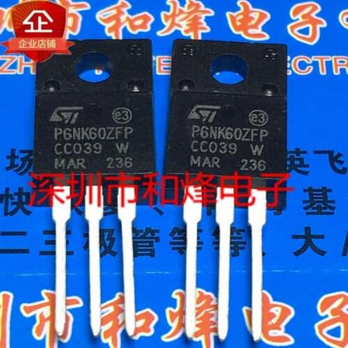 5pcs P6NK60ZFP STP6NK60ZFP TO-220F 600V 6A