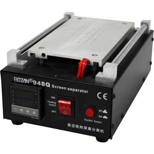 BOZAN Factory Built-in Vacuum 7inches LCD Touch Screen Separator Electronic Hot Plate Machine for iPhone Samsung Repair Tools