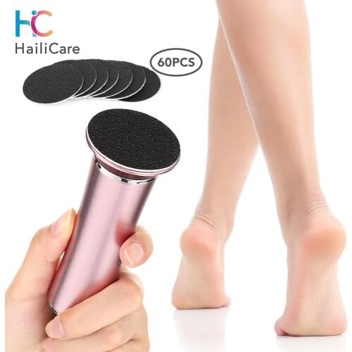 Electric Foot Callus Remover Foot Care File Leg Heels Remove Dead Skin Pedicure Tool Set Feet Clean Care Foot Grinder Sandpaper